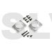 213509 CNC Boom Clamps (Silver anodized)